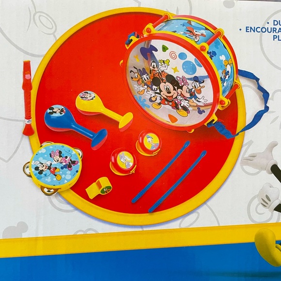Disney Toys Disney Marching Band Drum With Instruments Hornclickers Ages 2 Poshmark